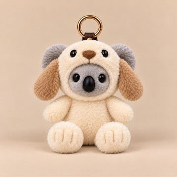 Frankie the Koala Discovers the Zodiac - DOG Plush Bag Charm & Keyring