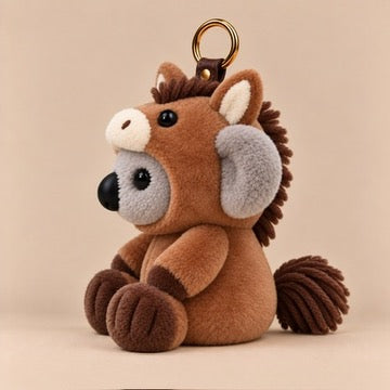 Frankie the Koala Discovers the Zodiac - HORSE Plush Bag Charm & Keyring