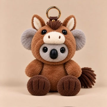 Frankie the Koala Discovers the Zodiac - HORSE Plush Bag Charm & Keyring