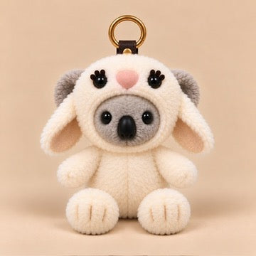 Frankie the Koala Discovers the Zodiac – SHEEP Plush Bag Charm & Keyring
