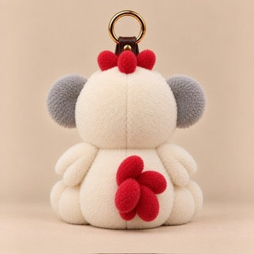 Frankie the Koala Discovers the Zodiac – ROOSTER Plush Bag Charm & Keyring