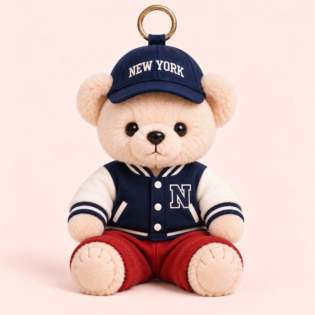 Theodore the Bear Discovers the World – NEW YORK CITY Plush Bag Charm & Keyring