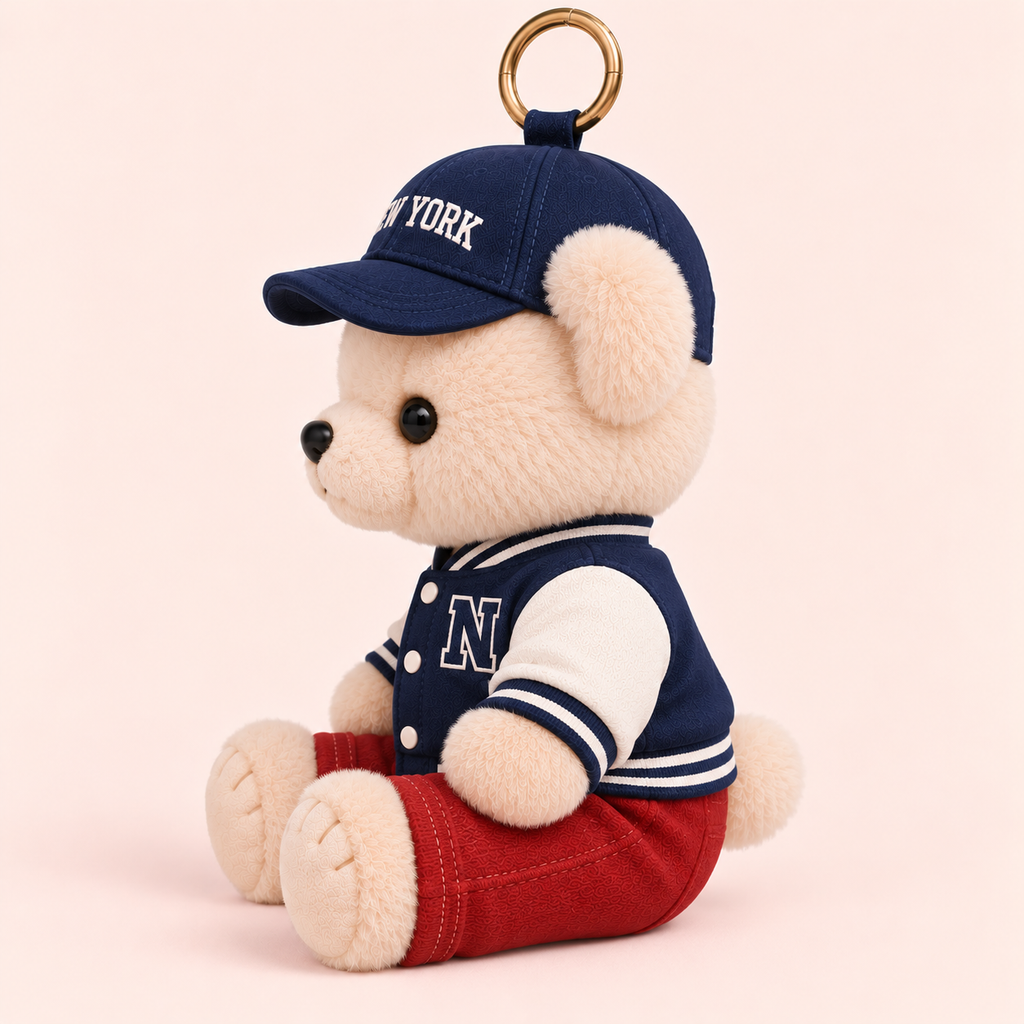 Theodore the Bear Discovers the World – NEW YORK CITY Plush Bag Charm & Keyring