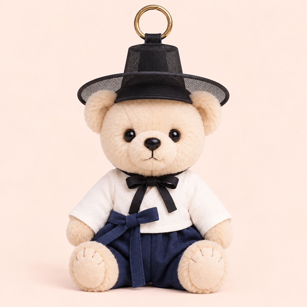 Theodore the Bear Discovers the World – SEOUL Plush Bag Charm & Keyring