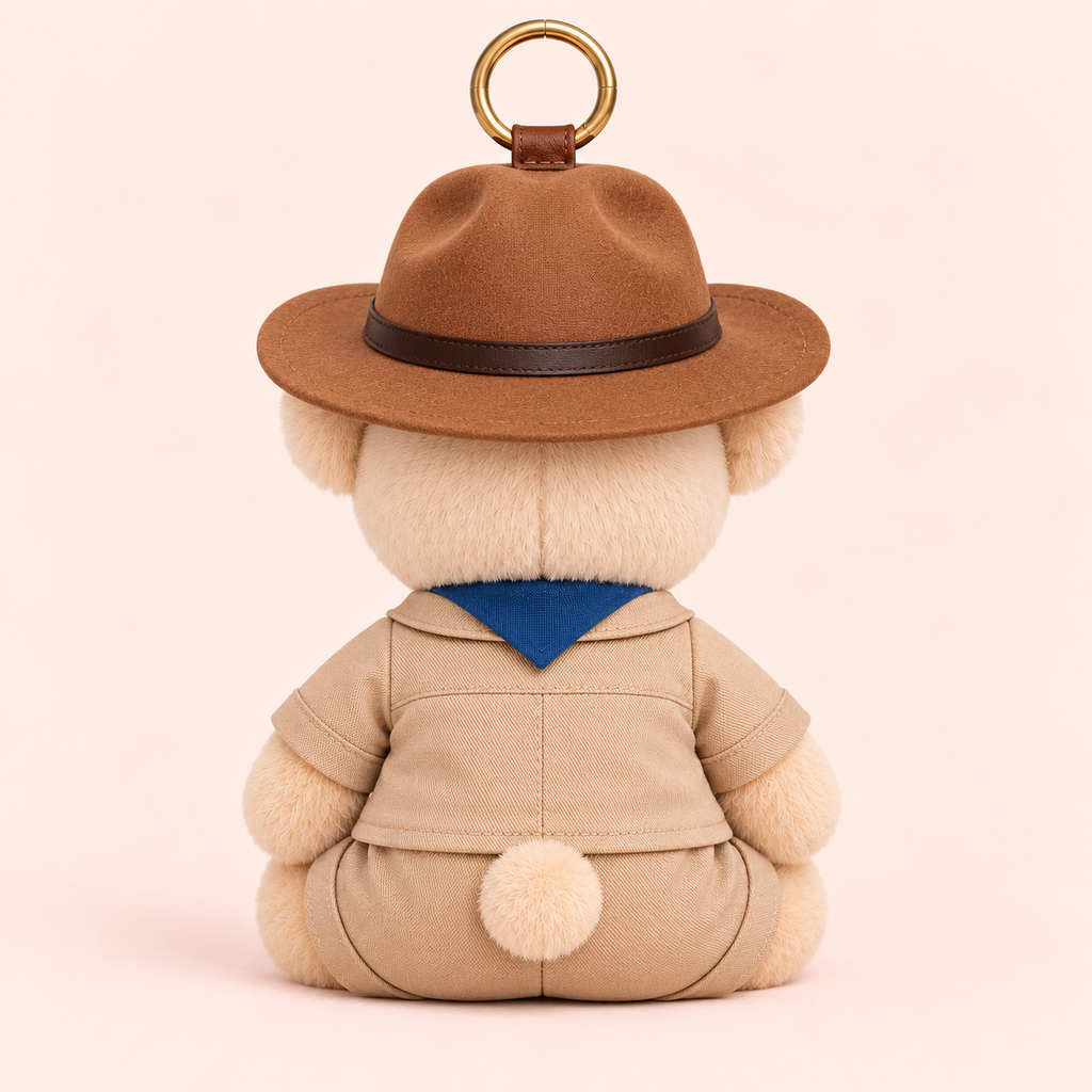 Theodore the Bear Discovers the World – OUTBACK Plush Bag Charm & Keyring